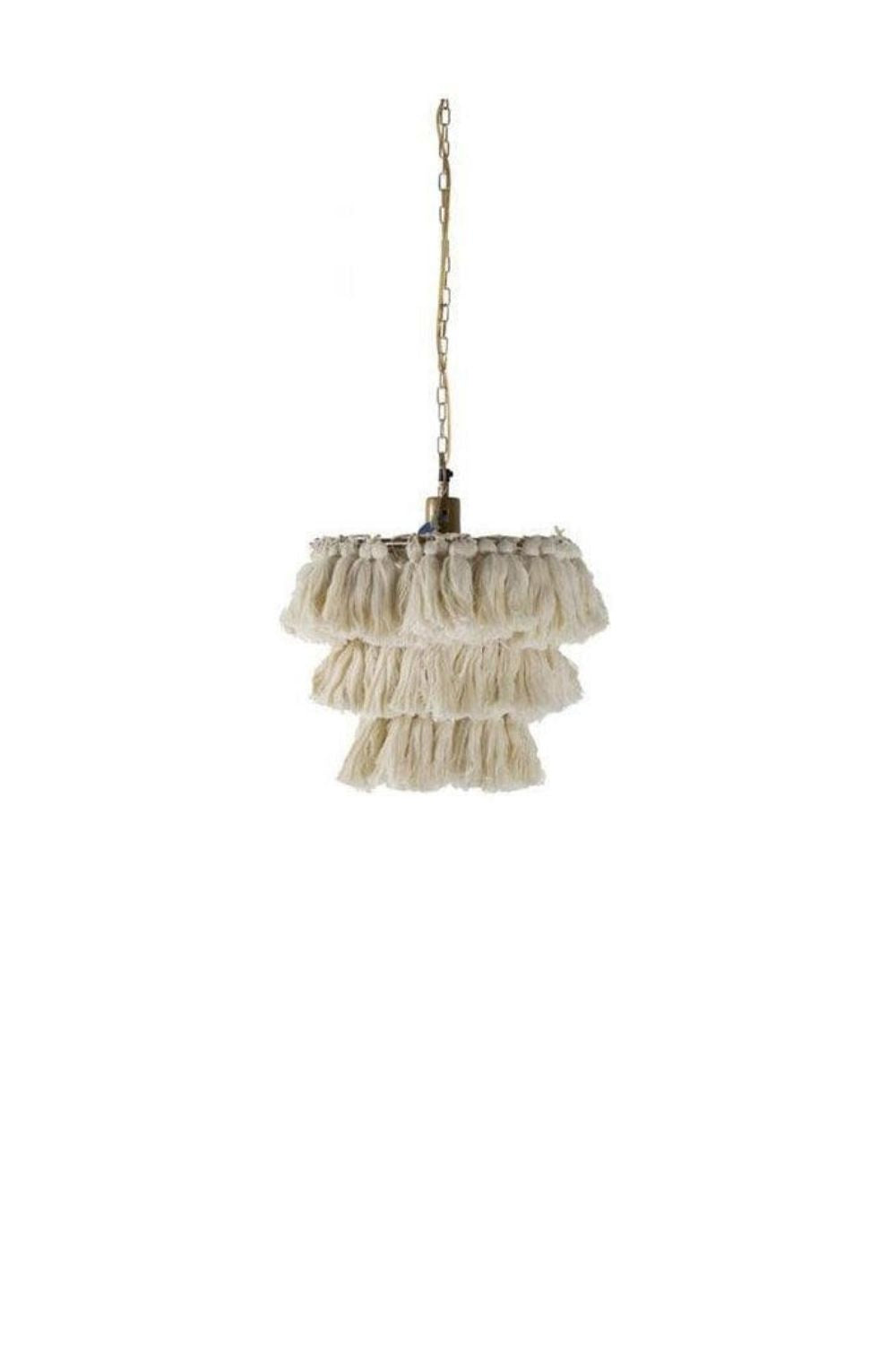 Fabric Fela Tassel Chandelier