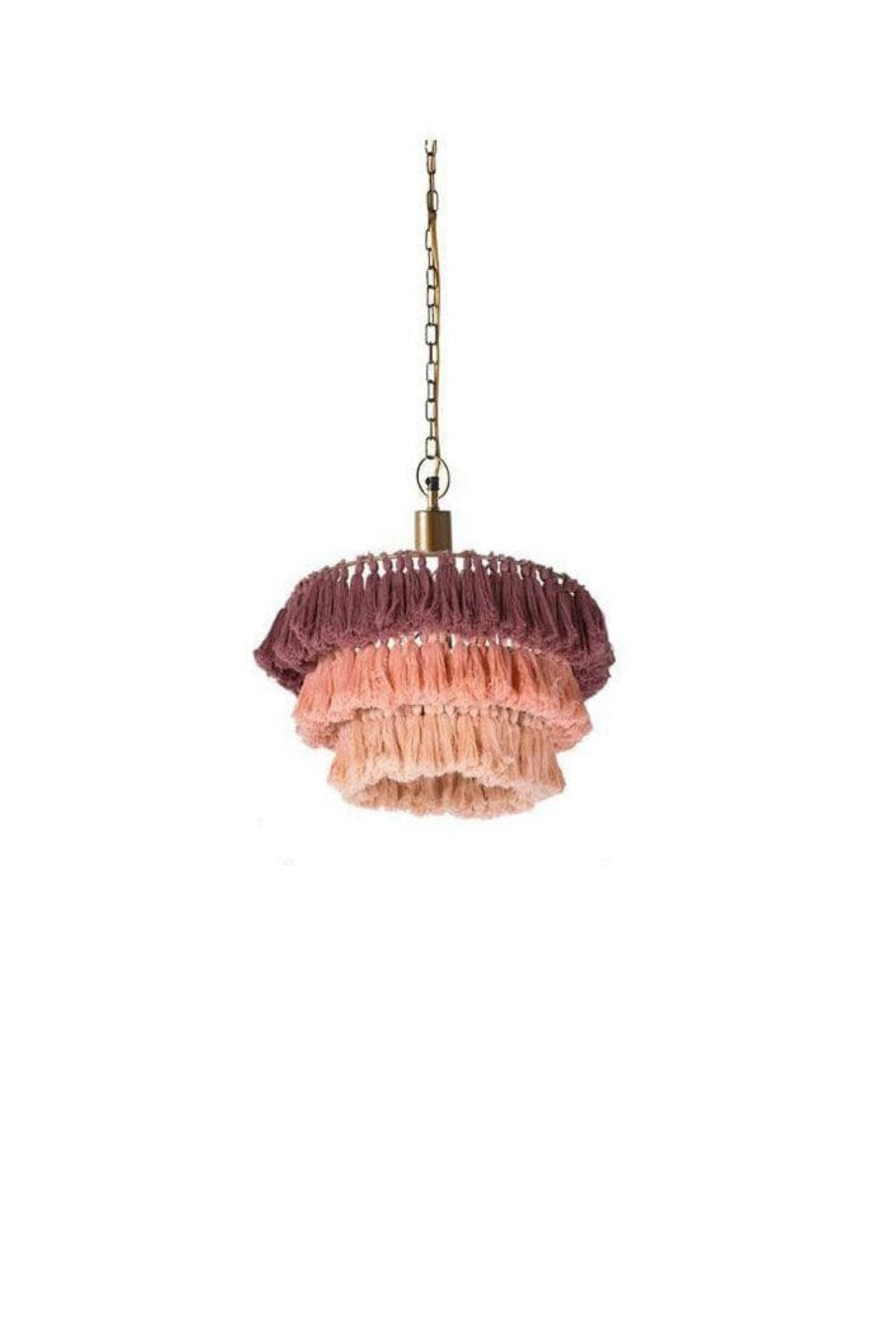 Fabric Fela Tassel Chandelier