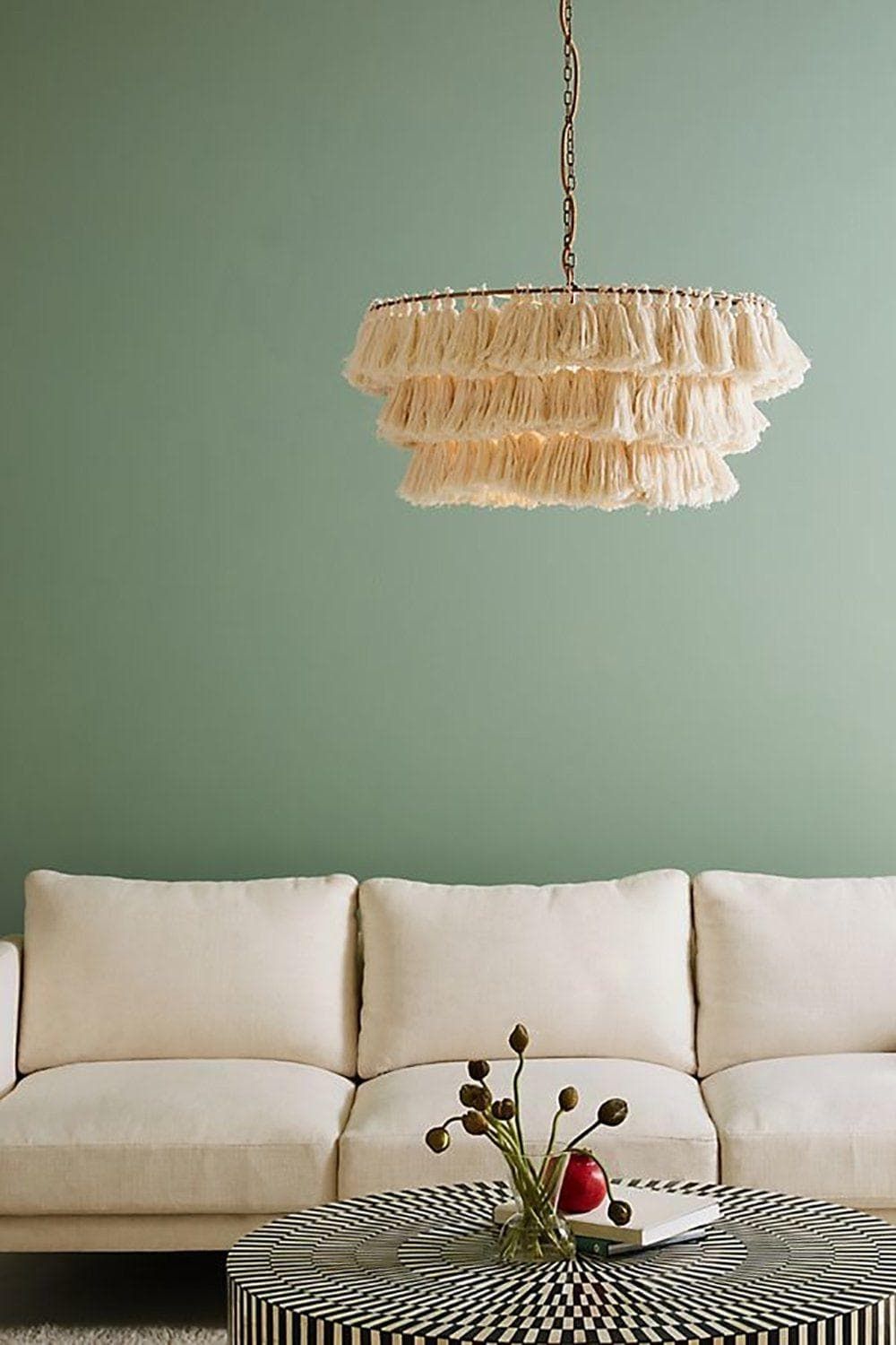 Fabric Fela Tassel Chandelier