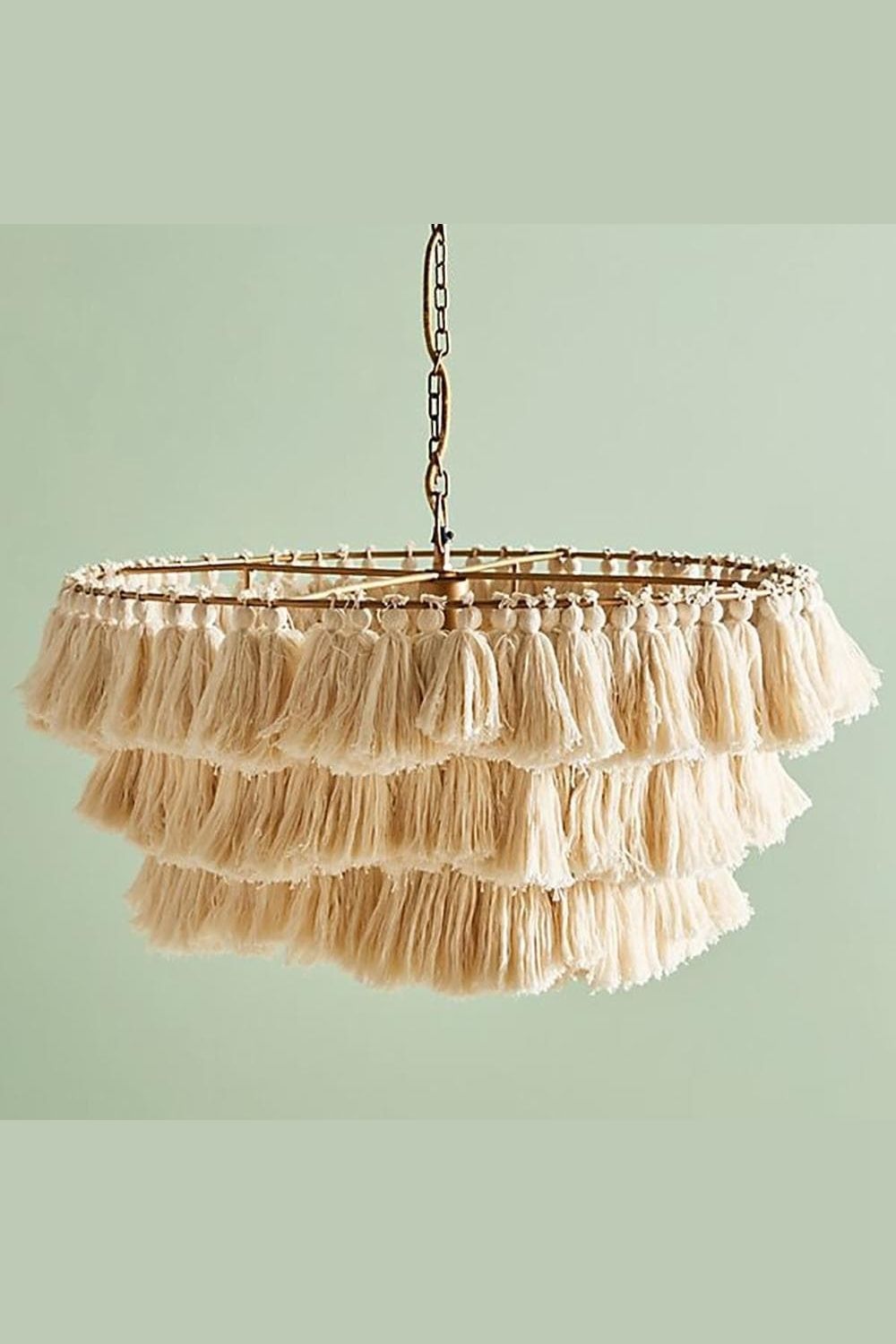 Fabric Fela Tassel Chandelier