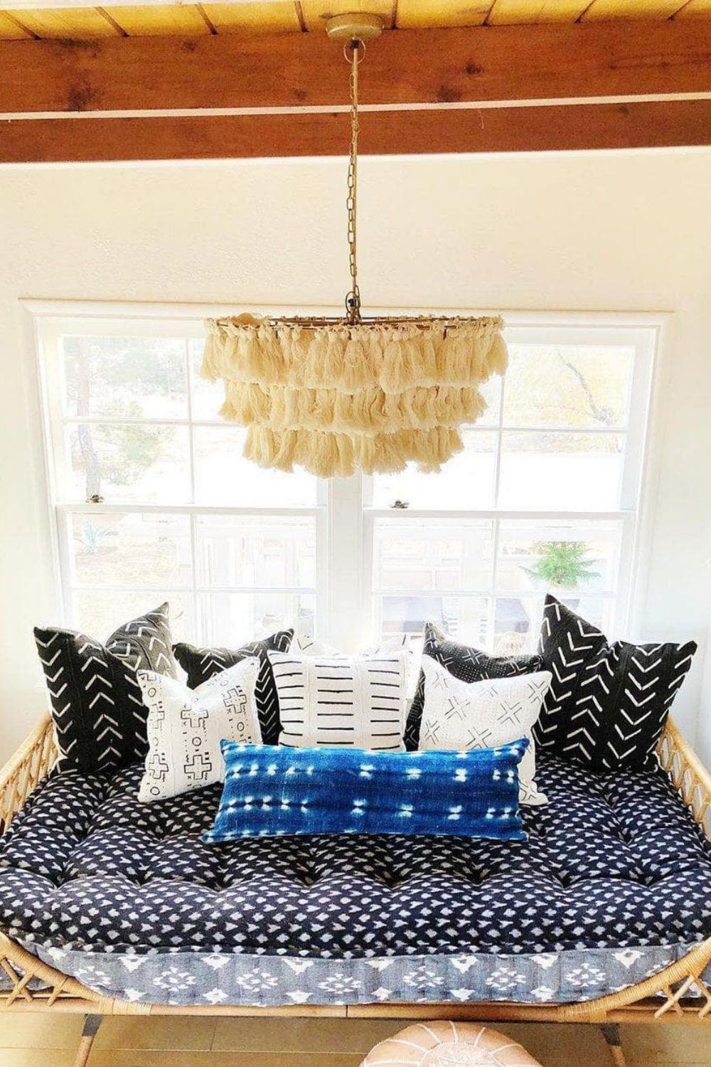 Fabric Fela Tassel Chandelier