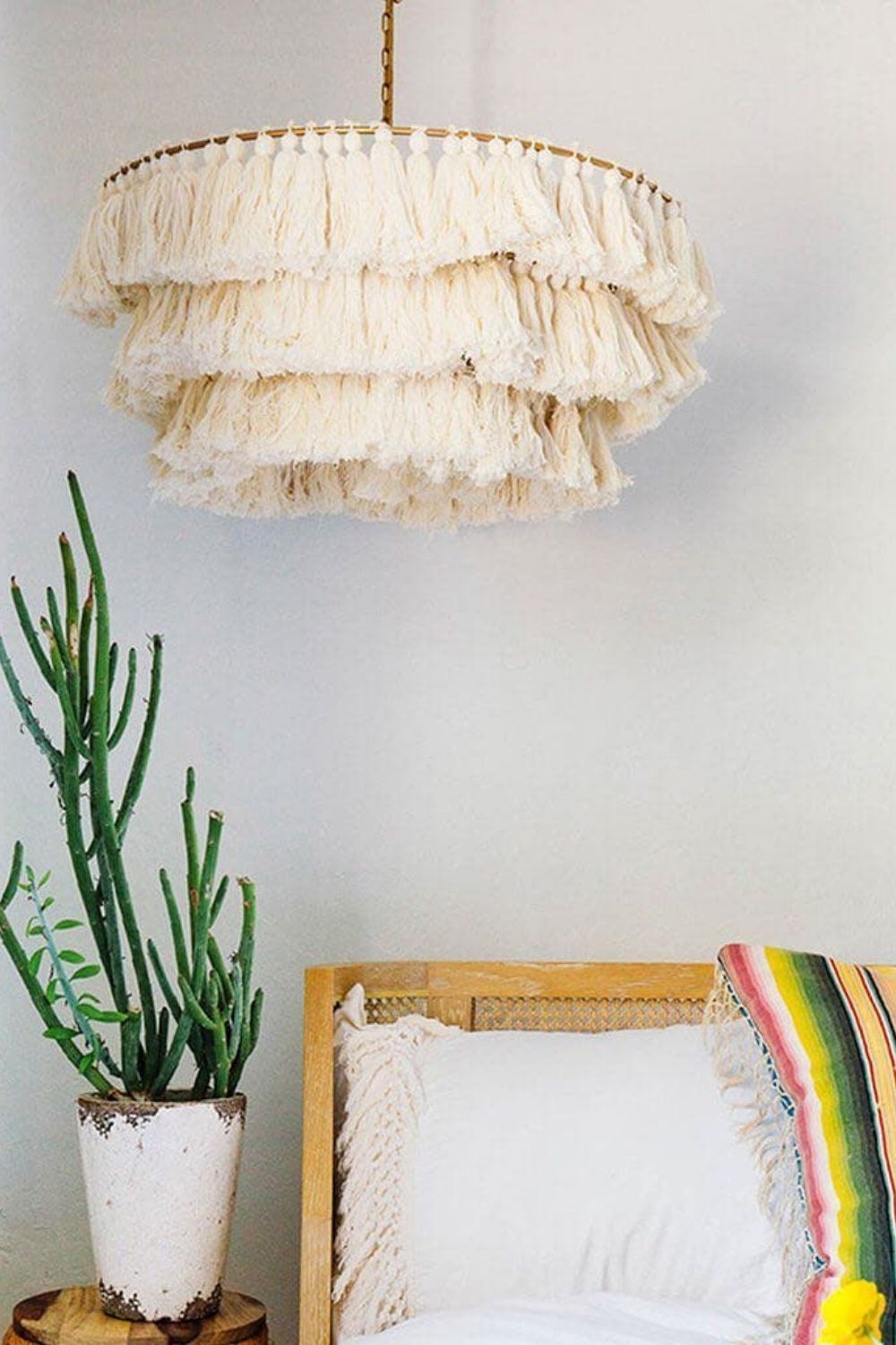 Fabric Fela Tassel Chandelier