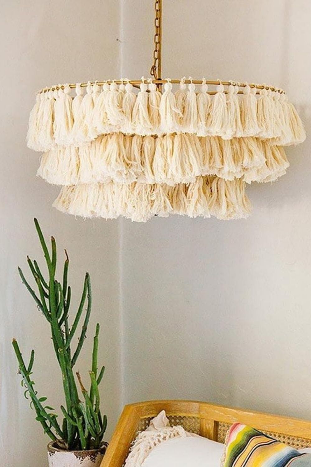 Fabric Fela Tassel Chandelier