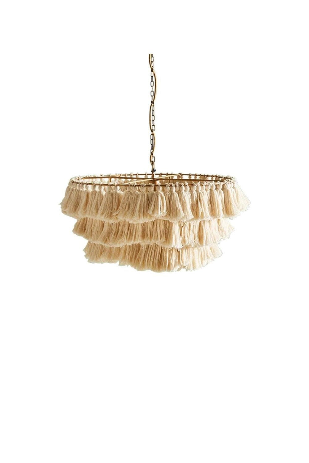 Fabric Fela Tassel Chandelier