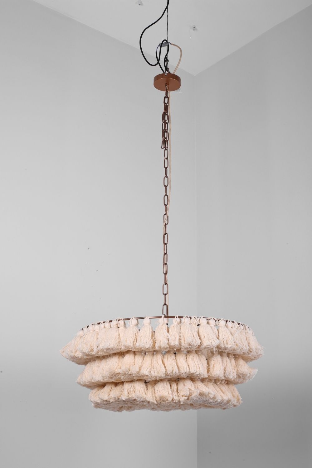 Fabric Fela Tassel Chandelier