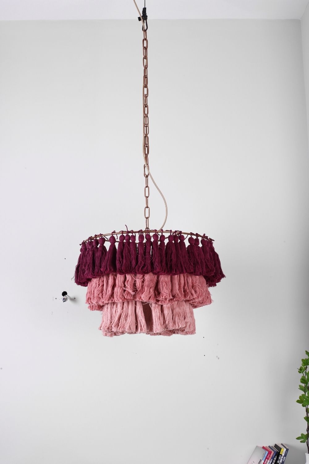 Fabric Fela Tassel Chandelier