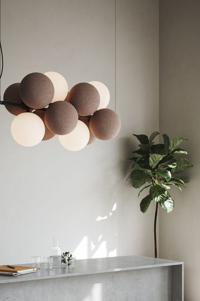 Flannel Ball Modern Chandelier