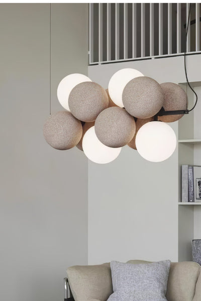 Flannel Ball Modern Chandelier