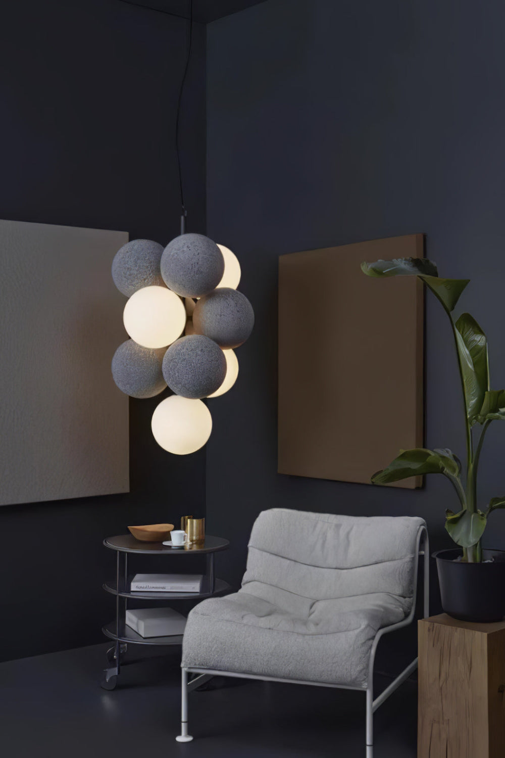 Flannel Ball Modern Chandelier