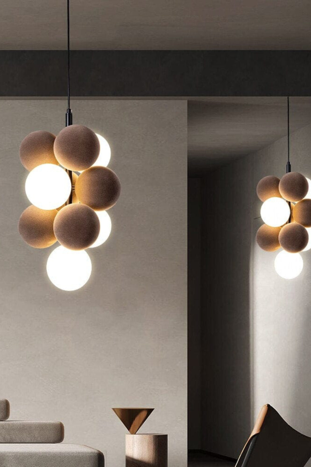 Flannel Ball Modern Chandelier