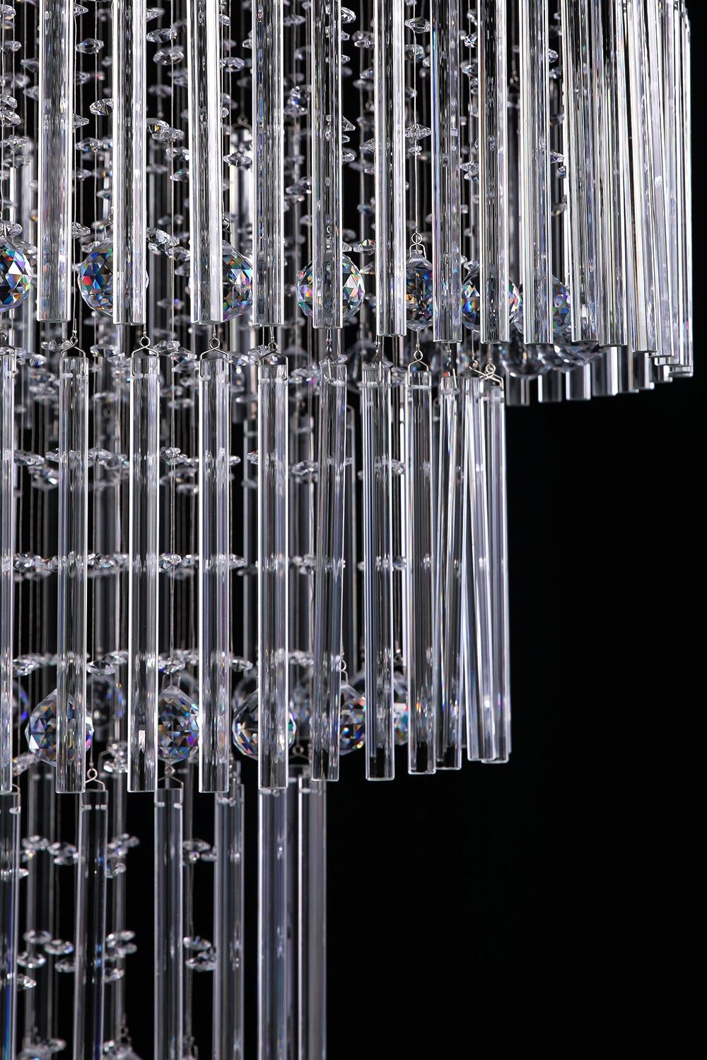 Floating Castle Raindrop Crystal Chandelier - SamuLighting