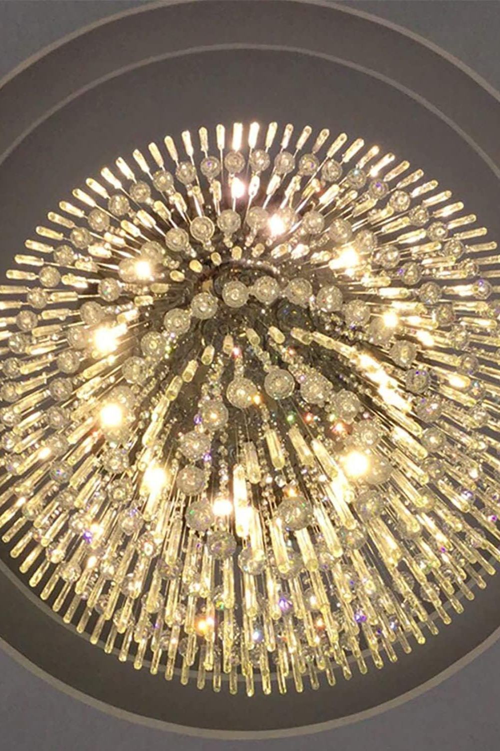 Floating Castle Raindrop Crystal Chandelier - SamuLighting