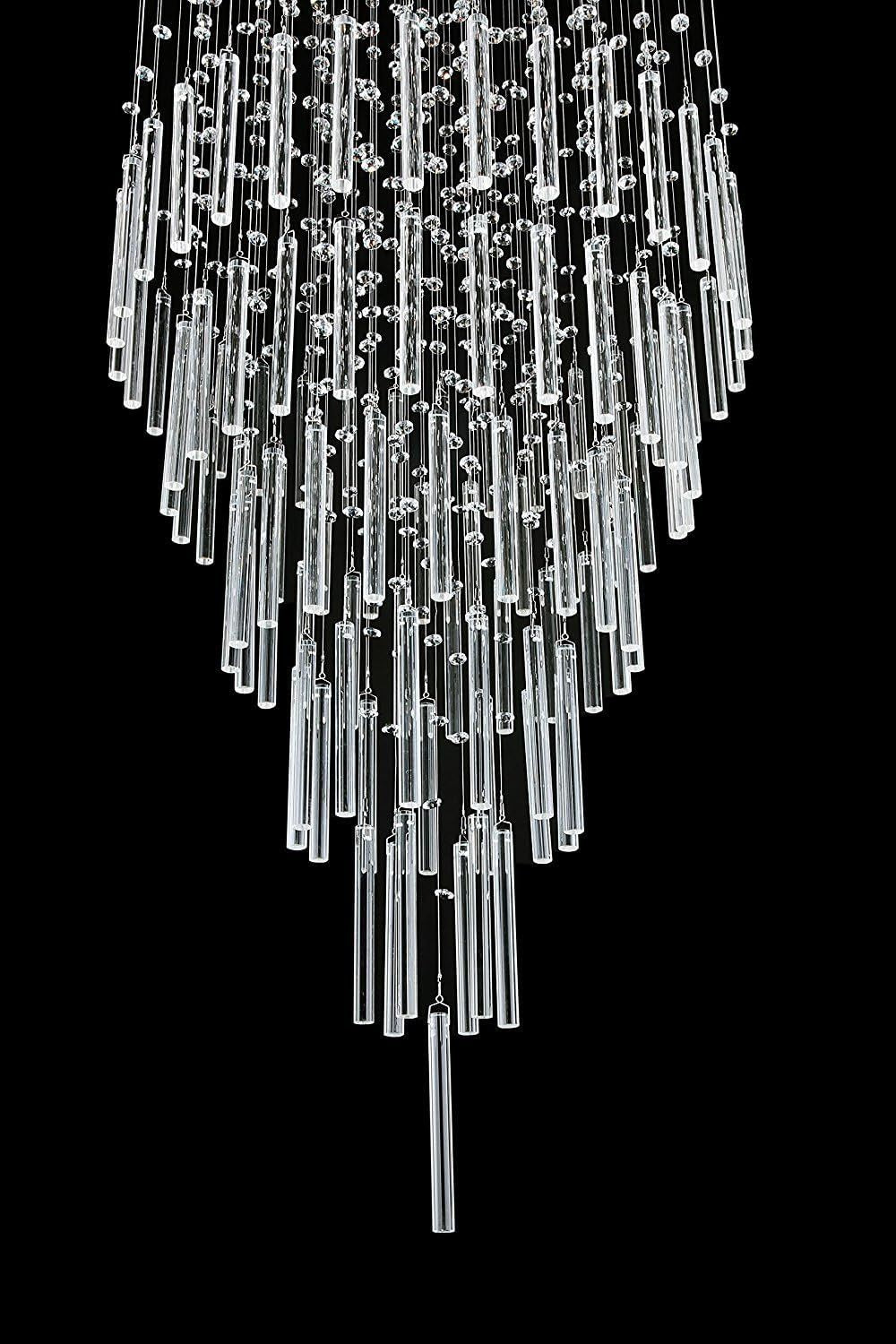 Floating Castle Raindrop Crystal Chandelier - SamuLighting