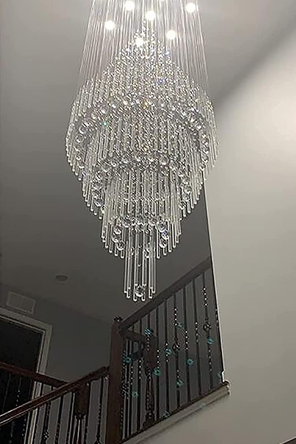 Floating Castle Raindrop Crystal Chandelier - SamuLighting