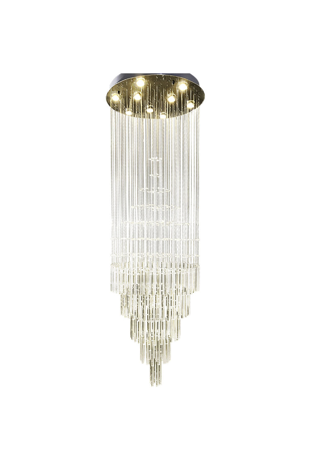 Floating Castle Raindrop Crystal Chandelier - SamuLighting