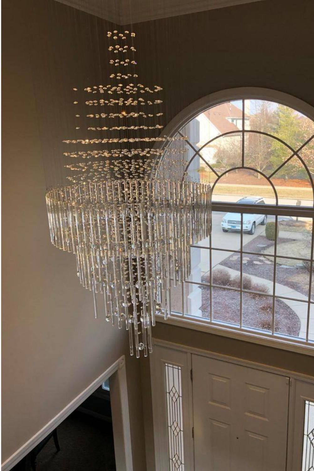 Floating Castle Raindrop Crystal Chandelier - SamuLighting