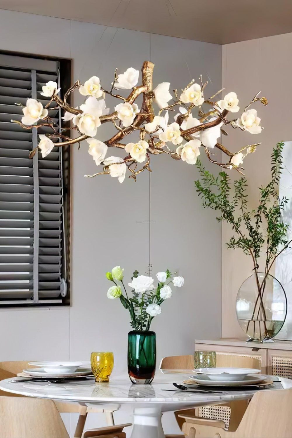 Floral Branch Chandelier