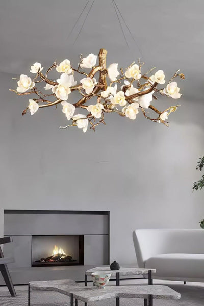 Floral Branch Chandelier