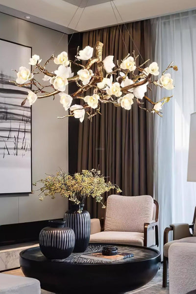 Floral Branch Chandelier