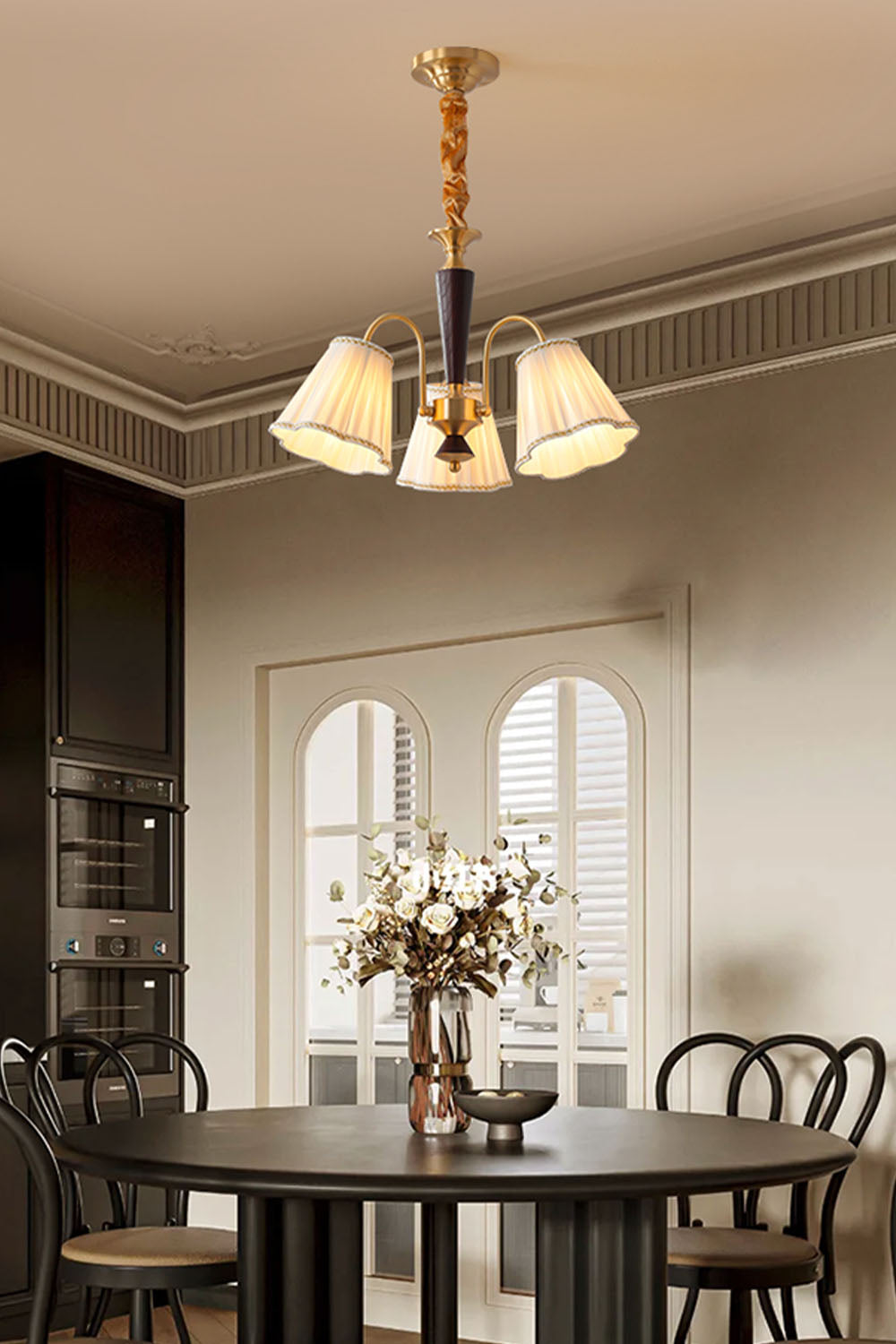 Flower Fabric Chandelier
