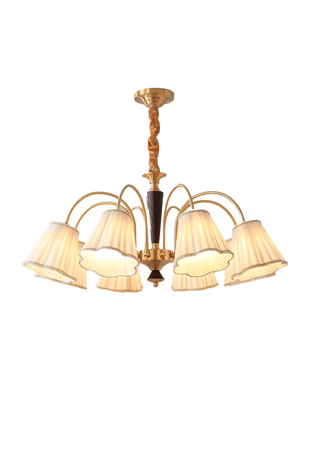 Flower Fabric Chandelier