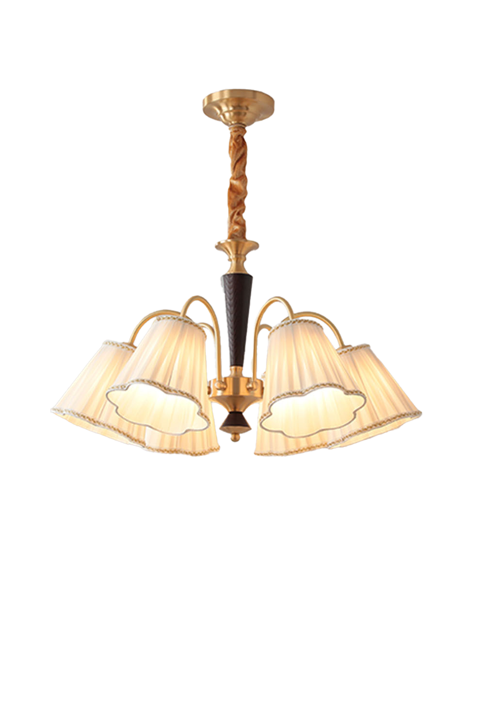 Flower Fabric Chandelier