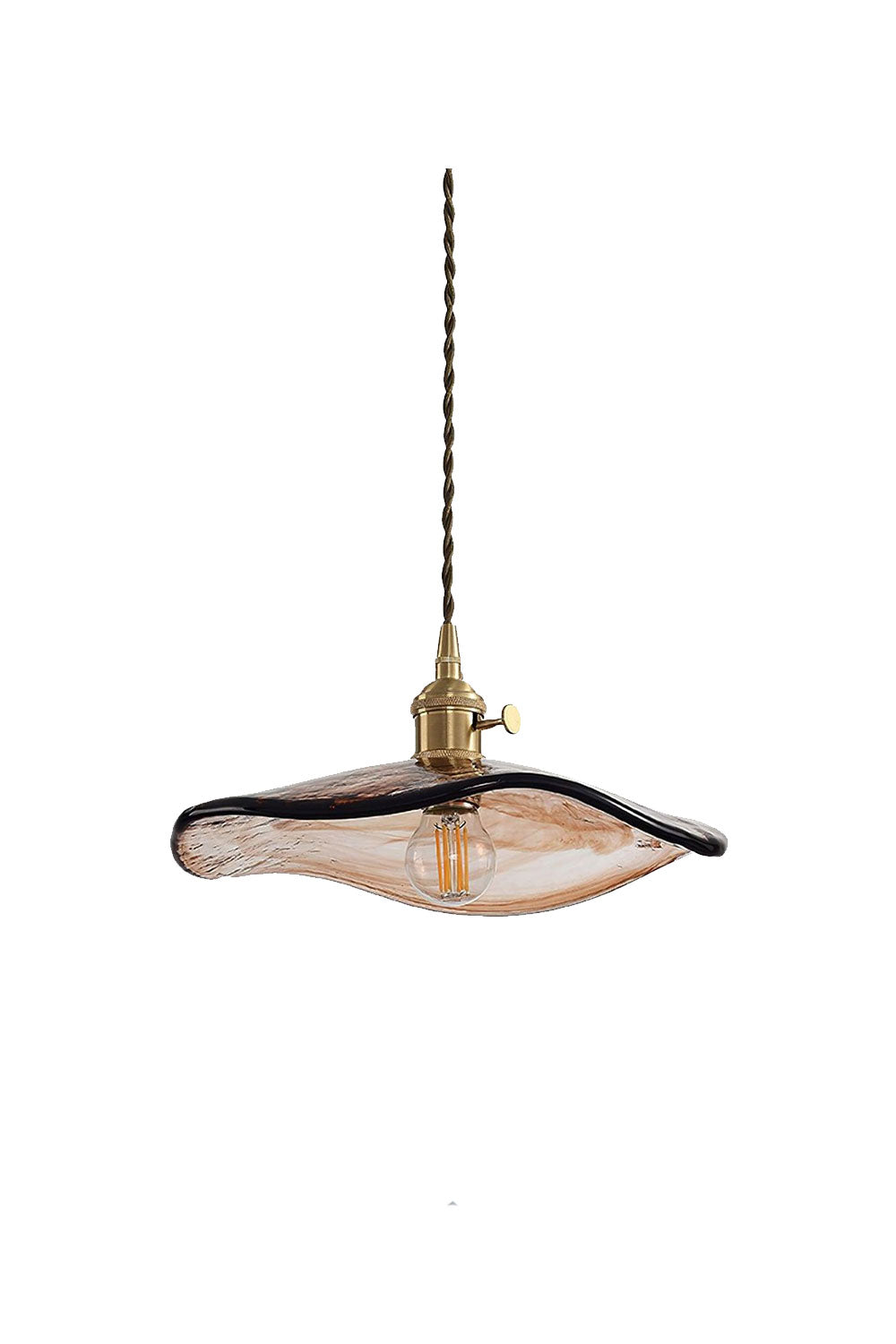 Flower Petal Glass Pendant Light - SamuLighting