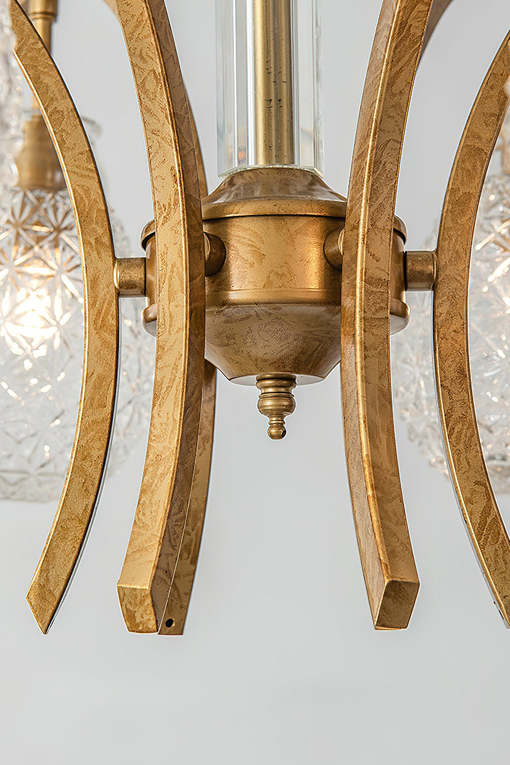 Flower bag chandelier