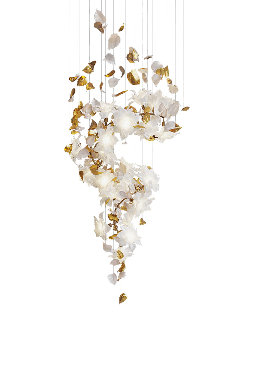 Flying Flowers Fluttering Chandelier