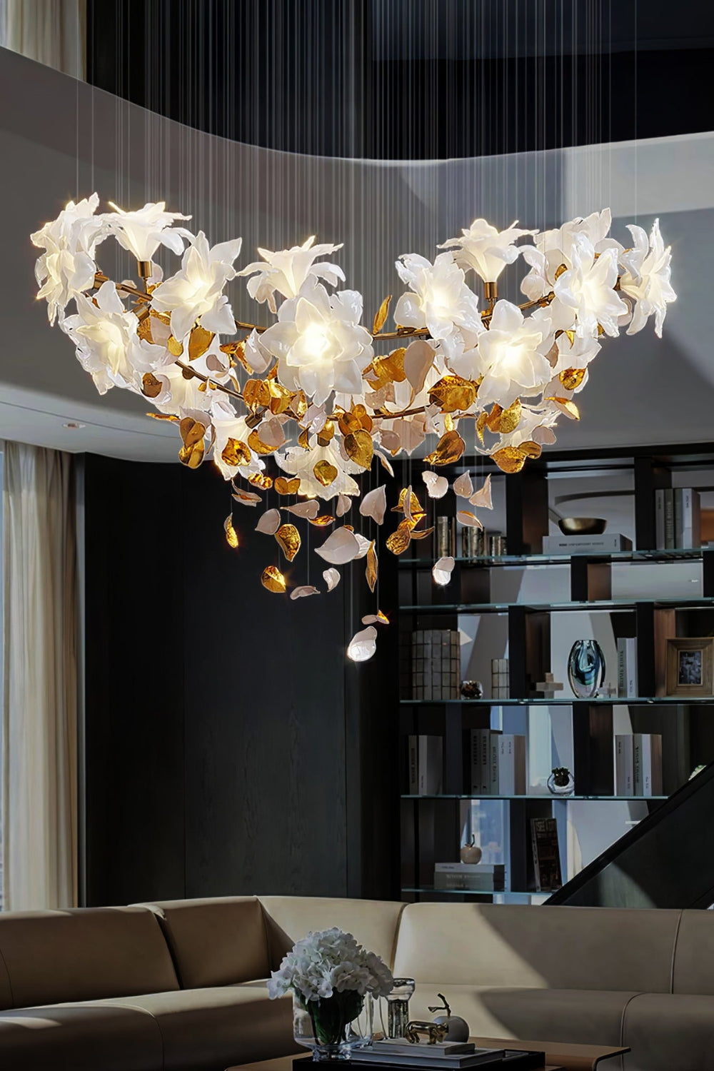 Flying Flowers Fluttering Chandelier