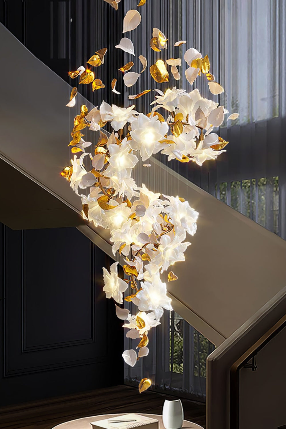 Flying Flowers Fluttering Chandelier