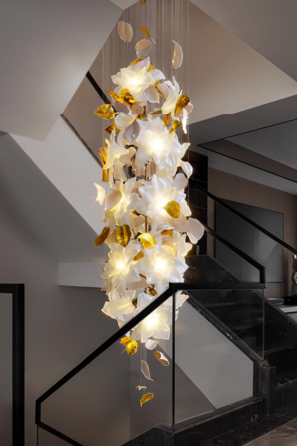 Flying Flowers Fluttering Chandelier