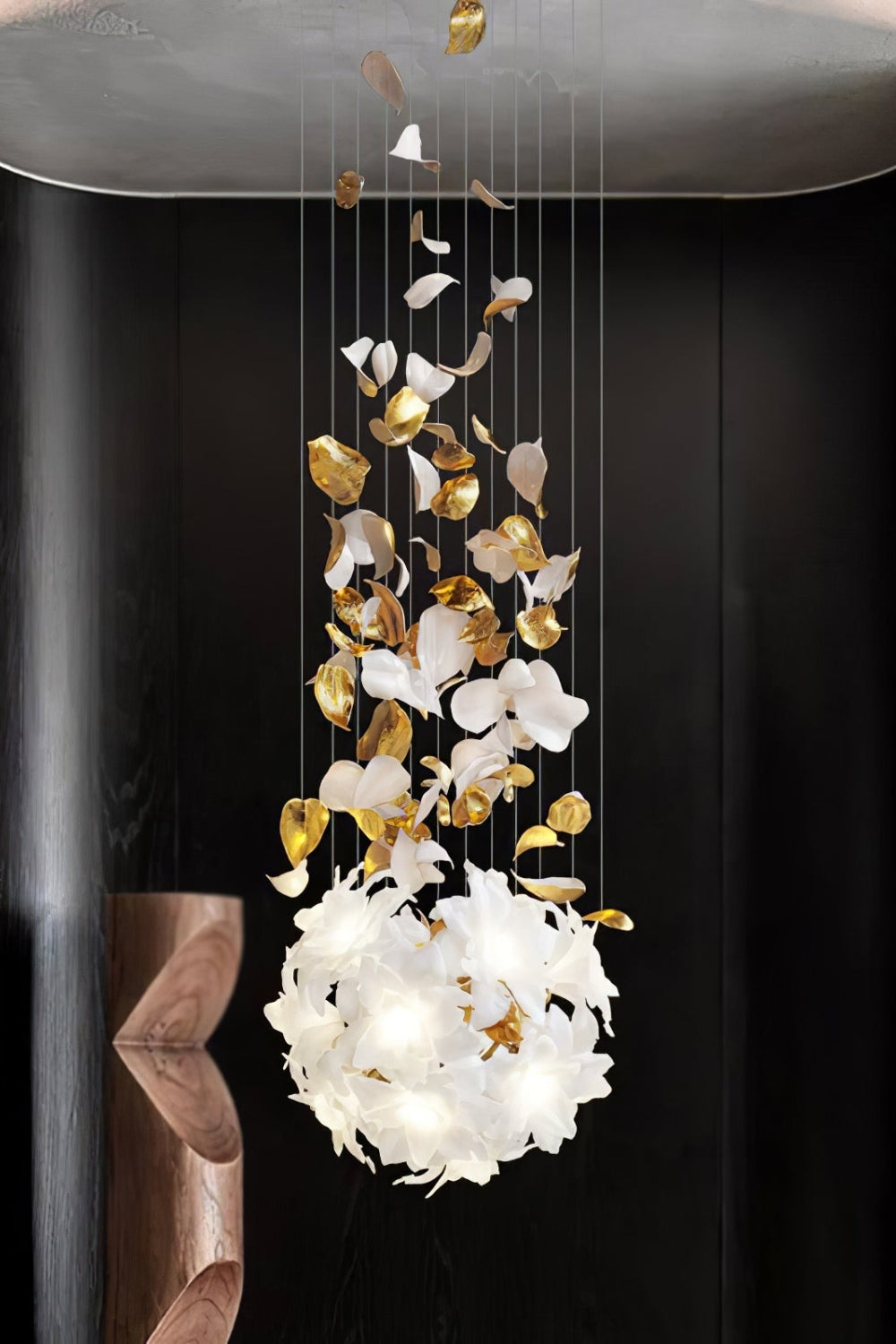 Flying Flowers Fluttering Chandelier