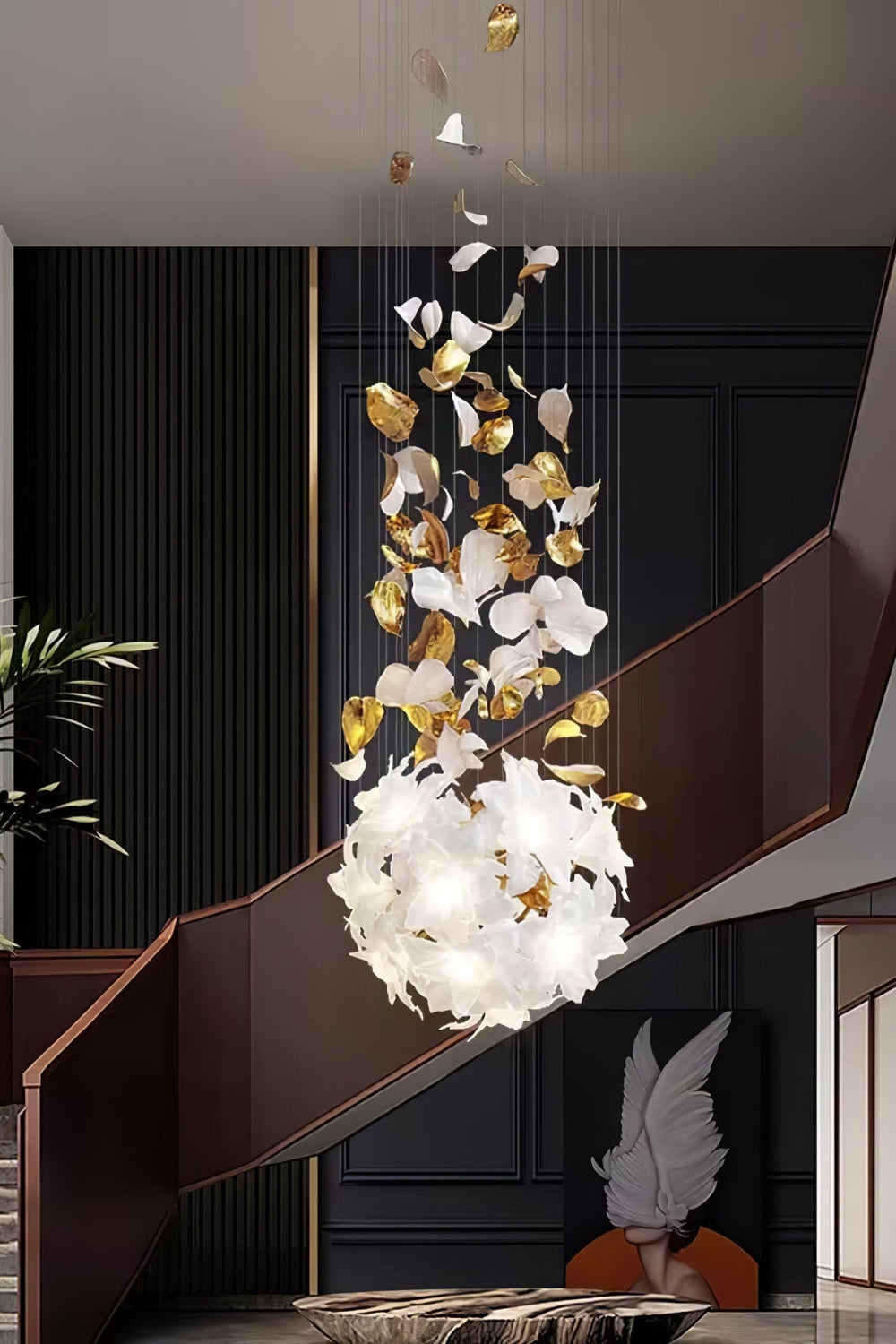 Flying Flowers Fluttering Chandelier