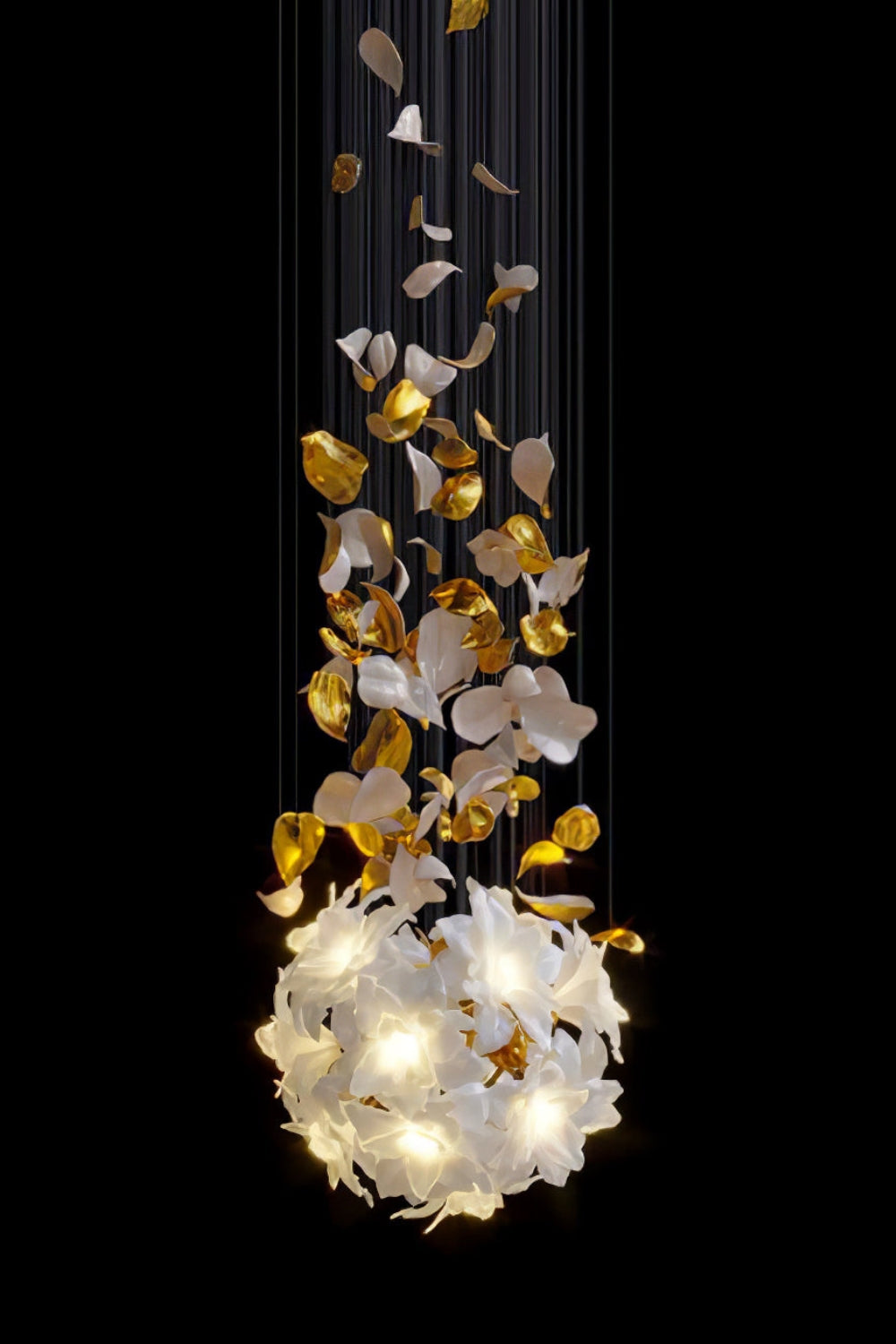 Flying Flowers Fluttering Chandelier