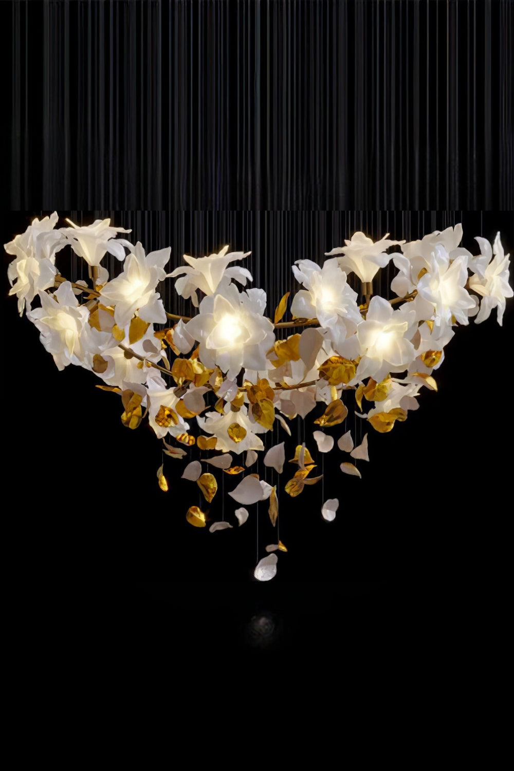 Flying Flowers Fluttering Chandelier