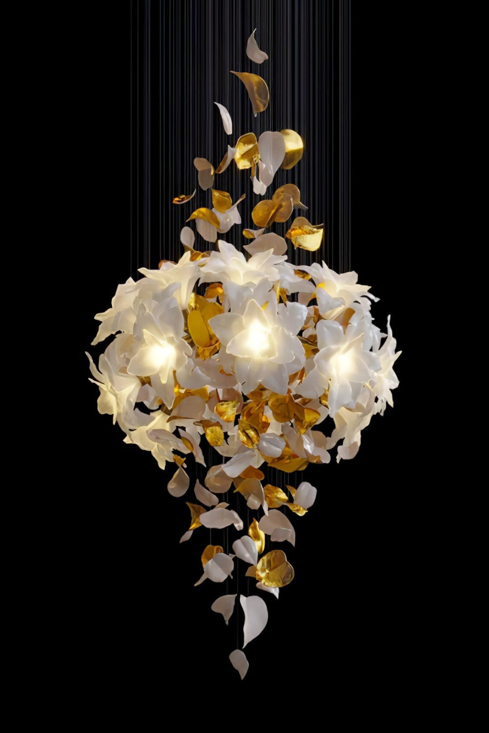 Flying Flowers Fluttering Chandelier