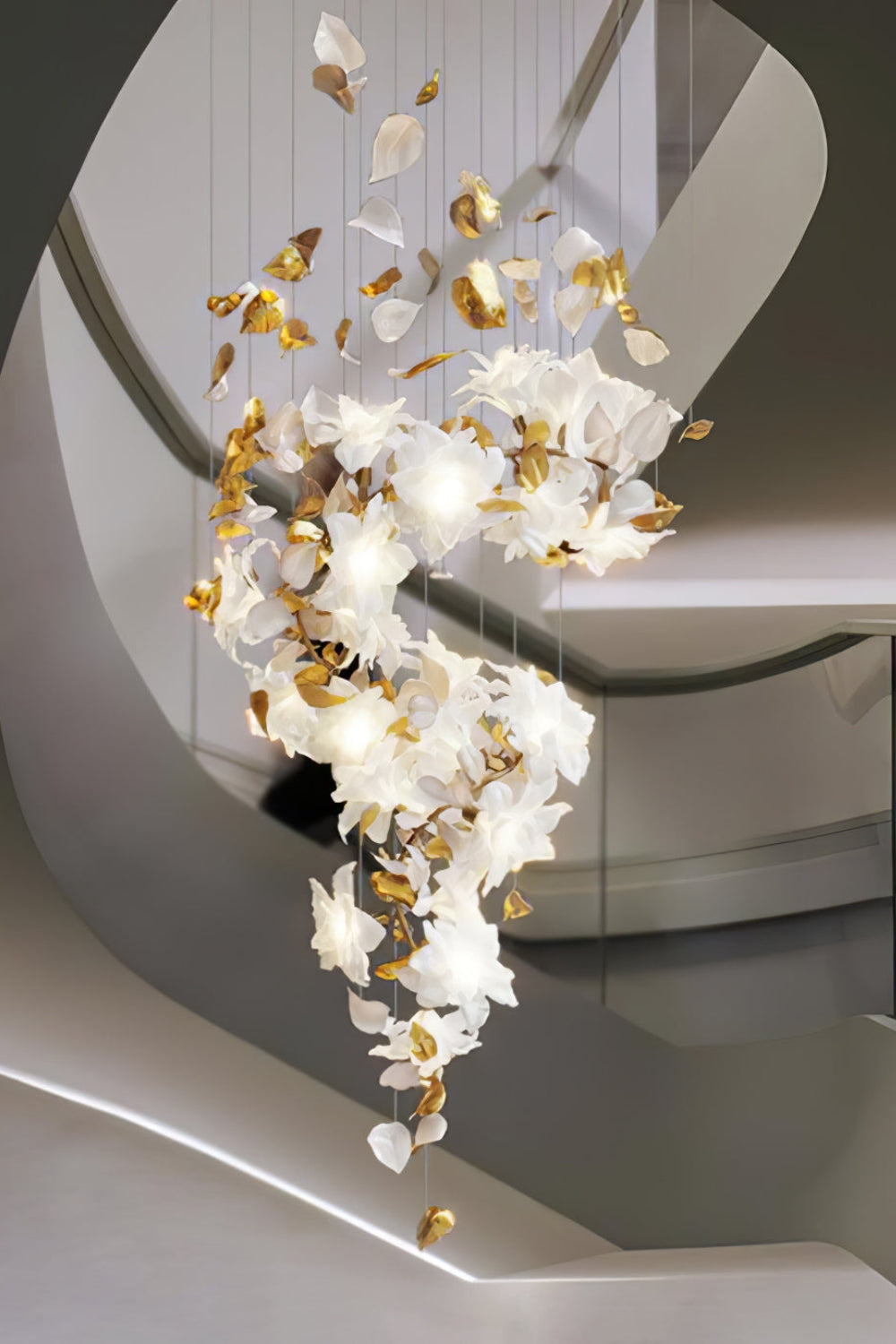 Flying Flowers Fluttering Chandelier