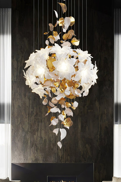 Flying Flowers Fluttering Chandelier