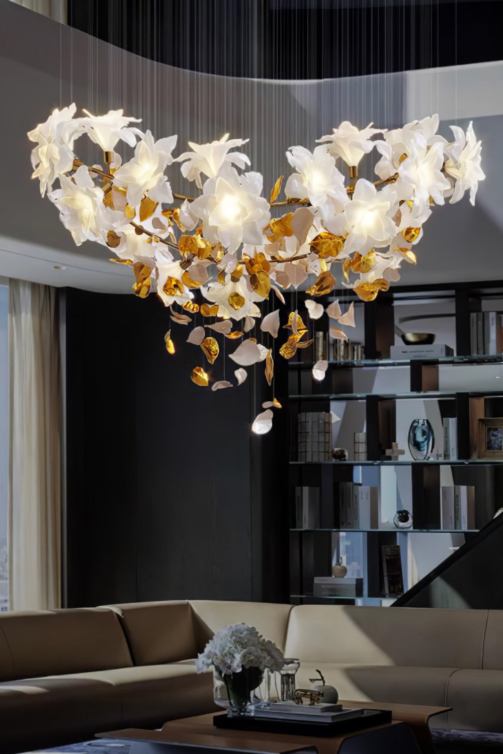 Flying Flowers Fluttering Chandelier