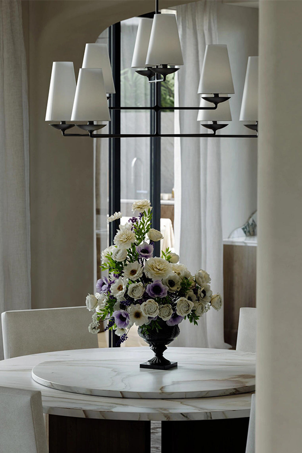 Fontaine Large Offset Chandelier