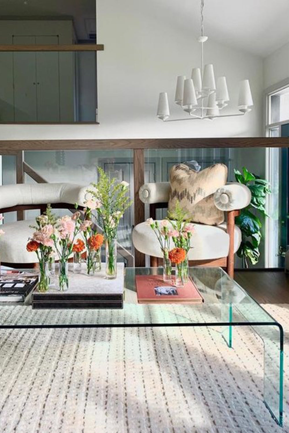 Fontaine Large Offset Chandelier