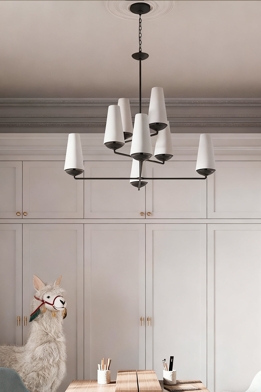 Fontaine Large Offset Chandelier