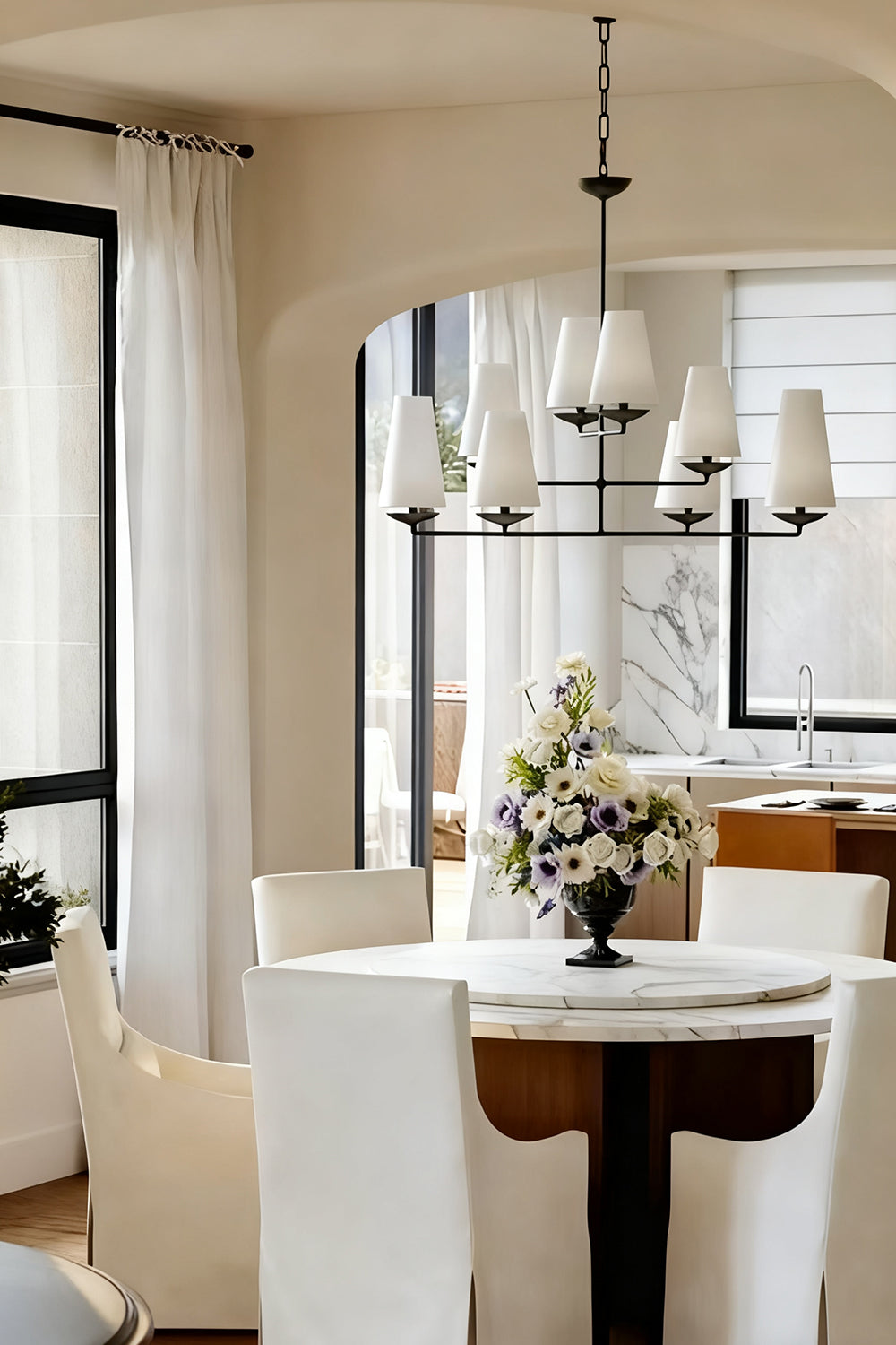 Fontaine Large Offset Chandelier