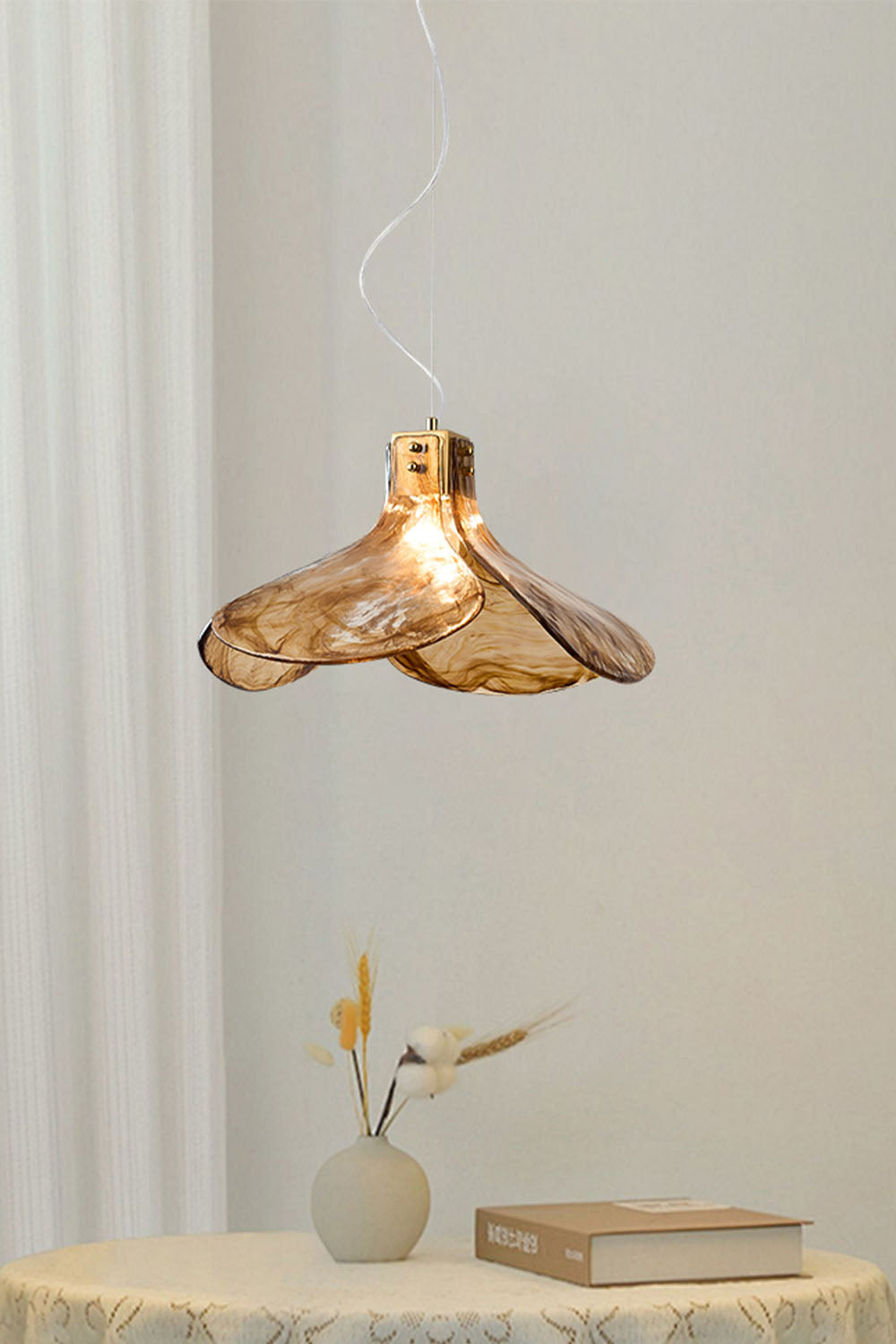 Four-leaf Clover Glass Chandelier