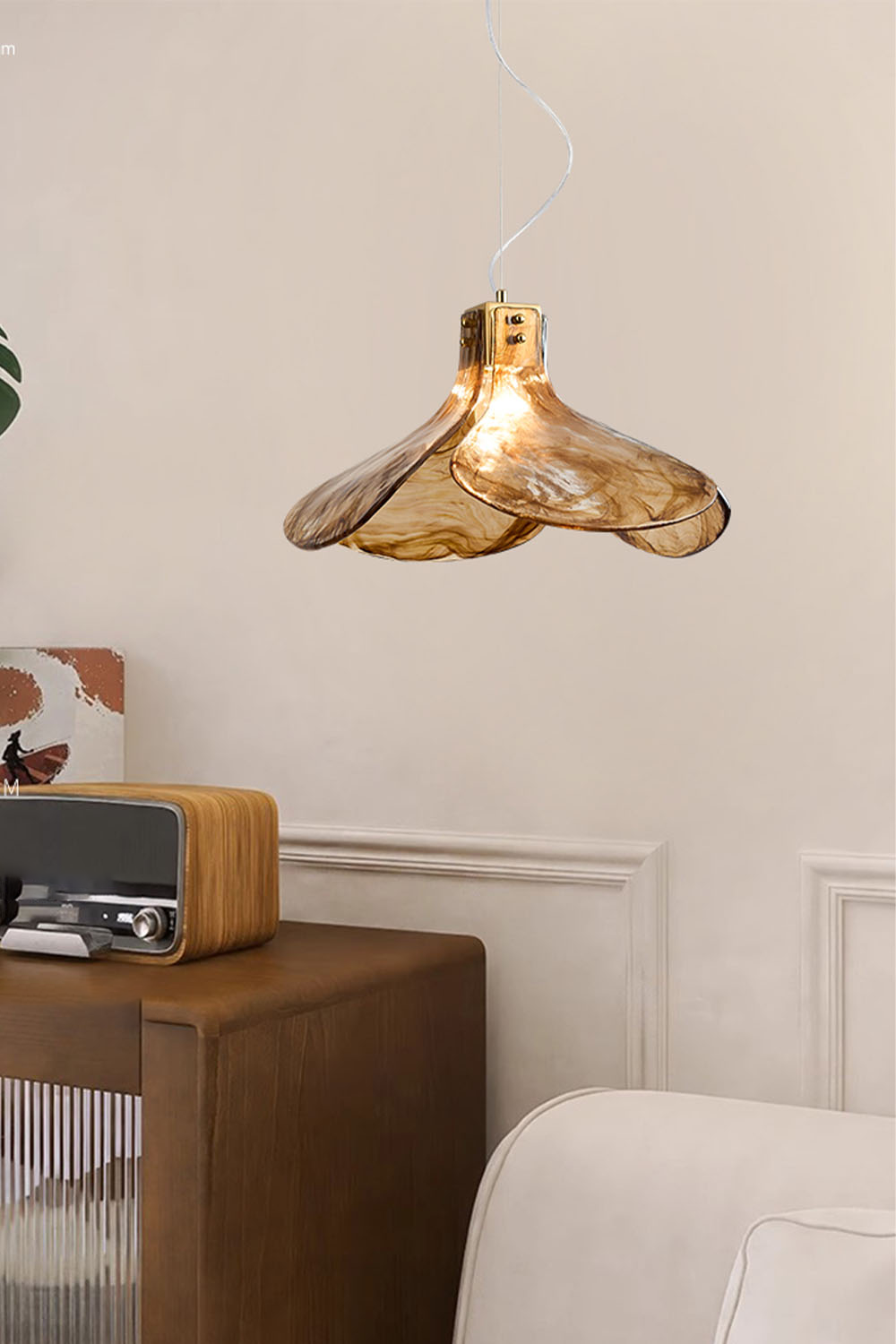 Four-leaf Clover Glass Chandelier