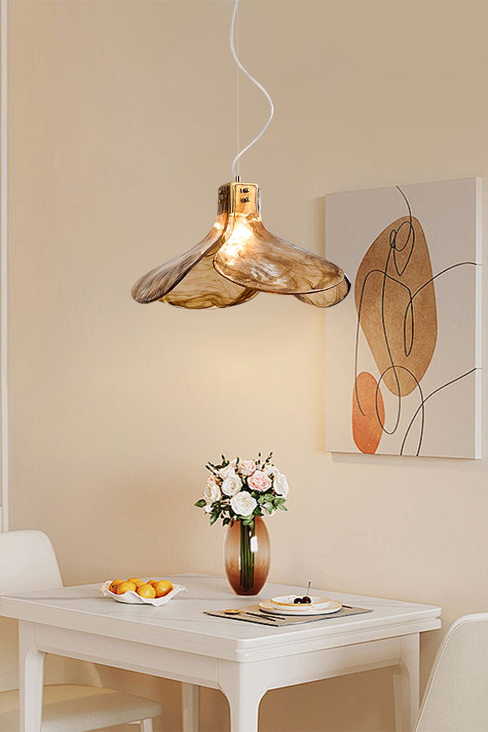 Four-leaf Clover Glass Chandelier