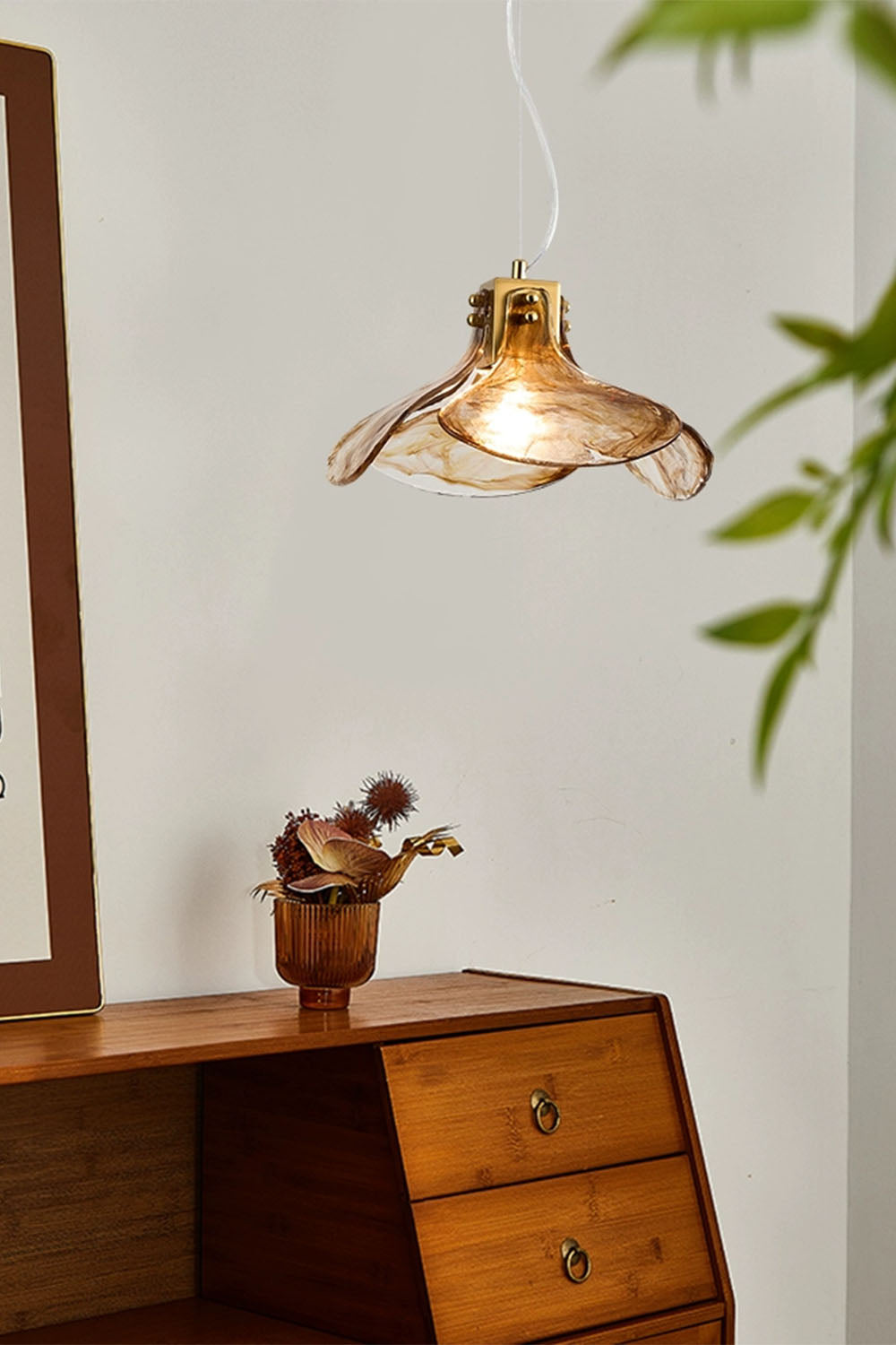 Four-leaf Clover Glass Chandelier