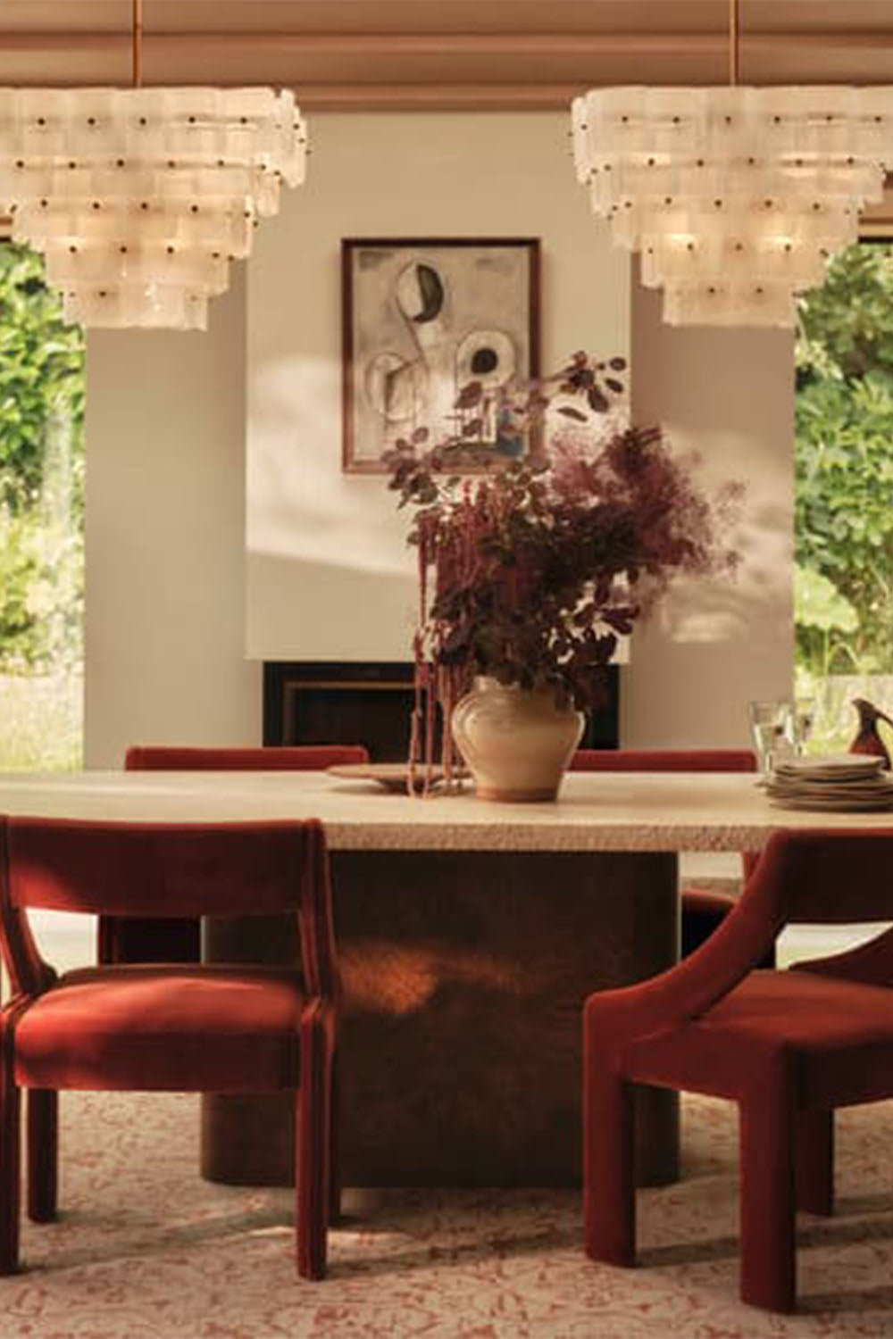 Francis Glass Chandelier