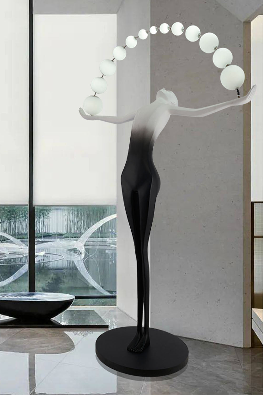 Freedom Sculpture Floor Lamp